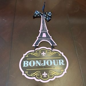 Eiffel Tower wood wall decoration
